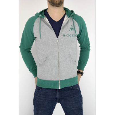 LE COQ SPORTIF bluza męska szara zielona S | Sklep GriShop.eu | Bluzy