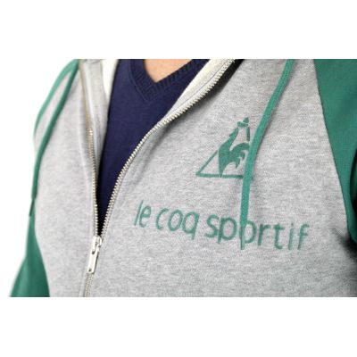 LE COQ SPORTIF bluza męska szara zielona S | Sklep GriShop.eu | Bluzy