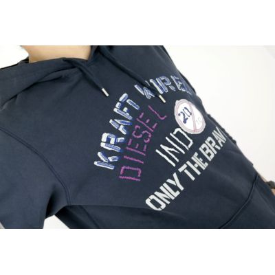 DIESEL bluza męska granatowa z kapturem XL | Sklep GriShop.eu | Bluzy