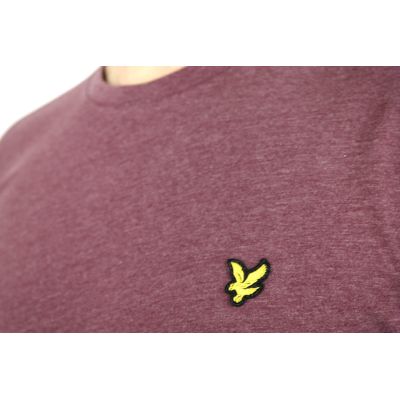 LYLE & SCOTT T-shirt męski bordowy TLIL04 | Grishop | Koszulki