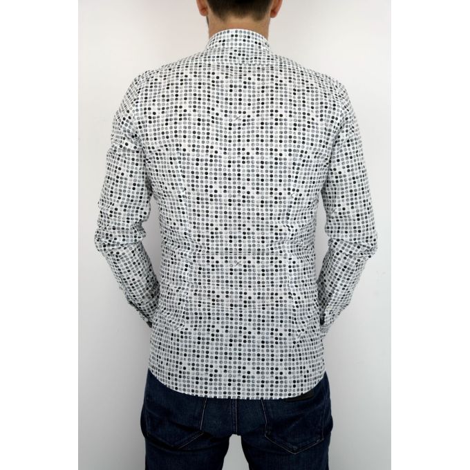 UNGARO Koszula męska grochy KUNG04 | Grishop | Koszule