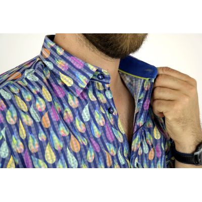 GIOVANNI PERA Koszula męska krótki rękaw GPK16 | Grishop | Koszule