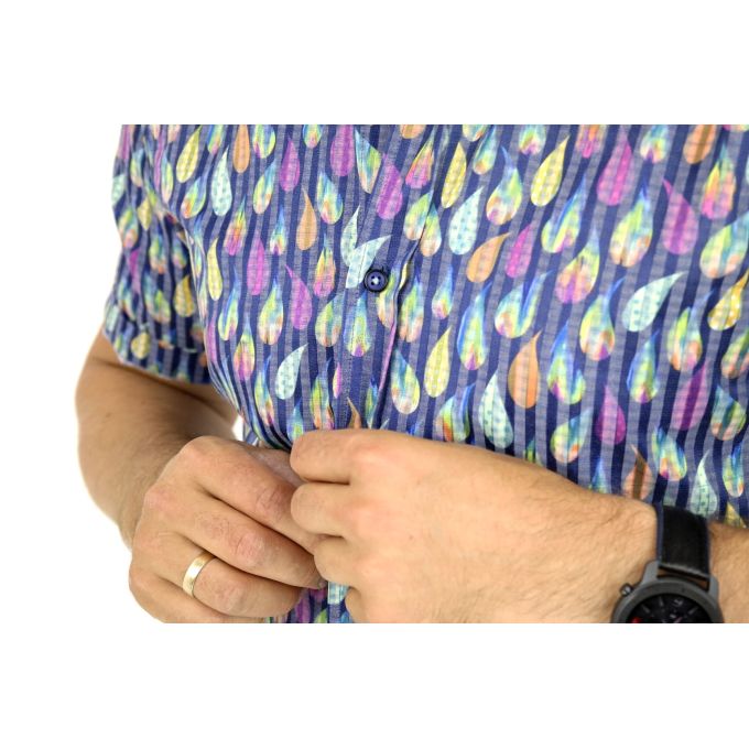 GIOVANNI PERA Koszula męska krótki rękaw GPK16 | Grishop | Koszule