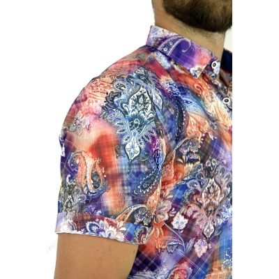 GIOVANNI PERA Koszula męska krótki rękaw GPK09 | Grishop | Koszule