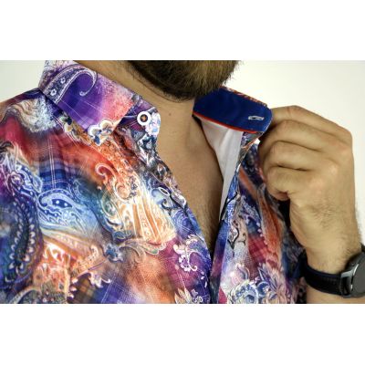 GIOVANNI PERA Koszula męska krótki rękaw GPK09 | Grishop | Koszule