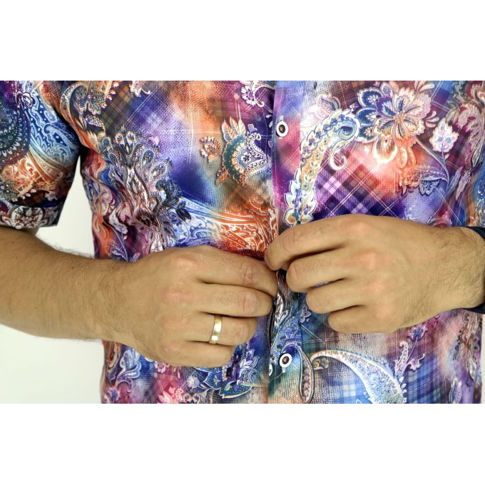 GIOVANNI PERA Koszula męska krótki rękaw GPK09 | Grishop | Koszule