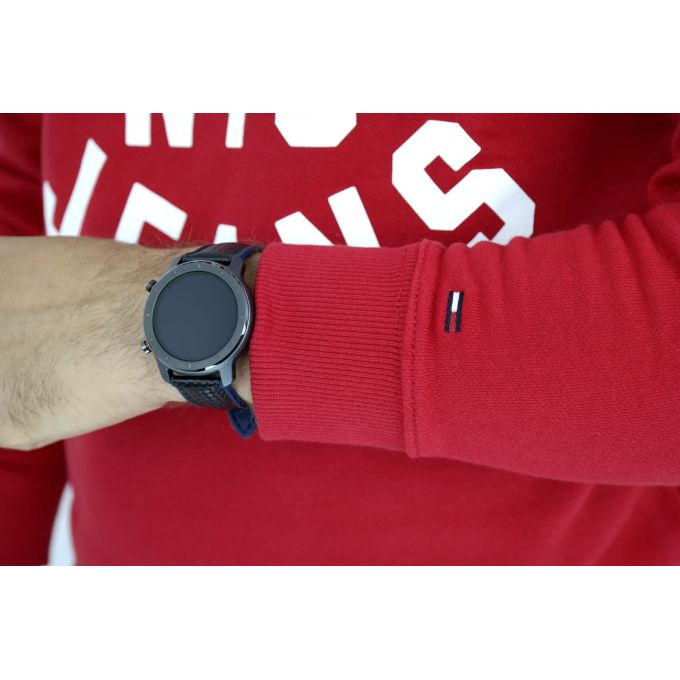 TOMMY HILFIGER bluza czerwona z nadrukiem BLTH01 | Grishop | Bluzy