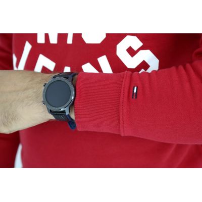 TOMMY HILFIGER bluza czerwona z nadrukiem BLTH01 | Grishop | Bluzy
