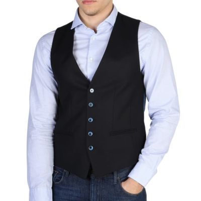 TOMMY HILFIGER kamizelka granatowa casual KAMTH01 | Grishop | Kamizelki