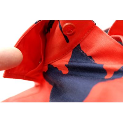 DANIEL BESSI Koszula męska fb499 czerwona canada | Sklep GriShop.eu | Koszule