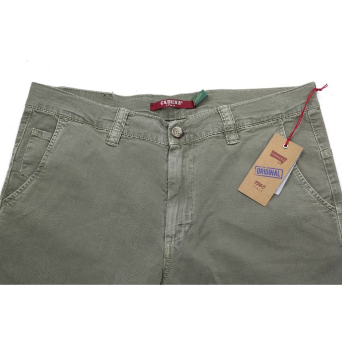 CARRERA Spodnie męskie khaki z gumką SPOCR01 | Grishop | Jeansy