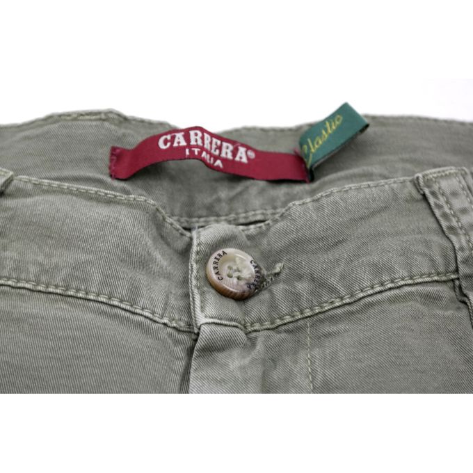 CARRERA Spodnie męskie khaki z gumką SPOCR01 | Grishop | Jeansy