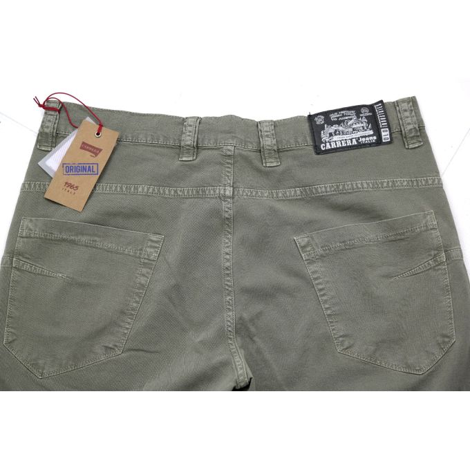 CARRERA Spodnie męskie khaki z gumką SPOCR01 | Grishop | Jeansy