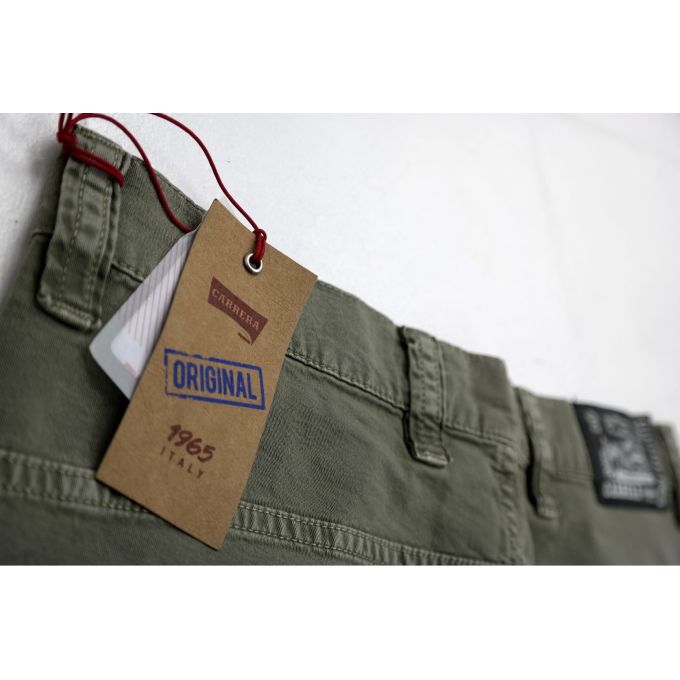 CARRERA Spodnie męskie khaki z gumką SPOCR01 | Grishop | Jeansy