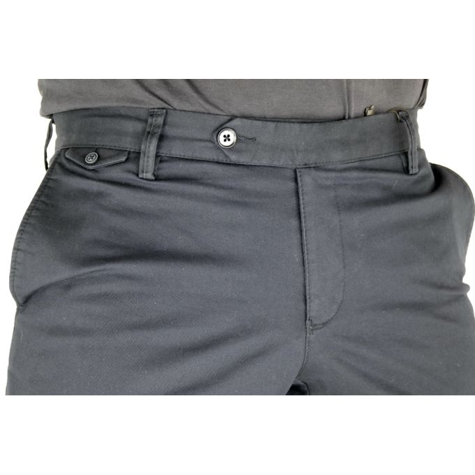 GIOVANNI PERA Spodnie męskie chinosy granat | Sklep GriShop.eu | Jeansy