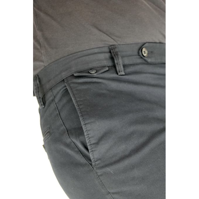 GIOVANNI PERA Spodnie męskie chinosy granat | Sklep GriShop.eu | Jeansy