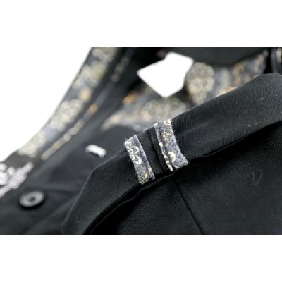 GIOVANNI PERA Spodnie męskie chinosy czarne | Sklep GriShop.eu | Jeansy