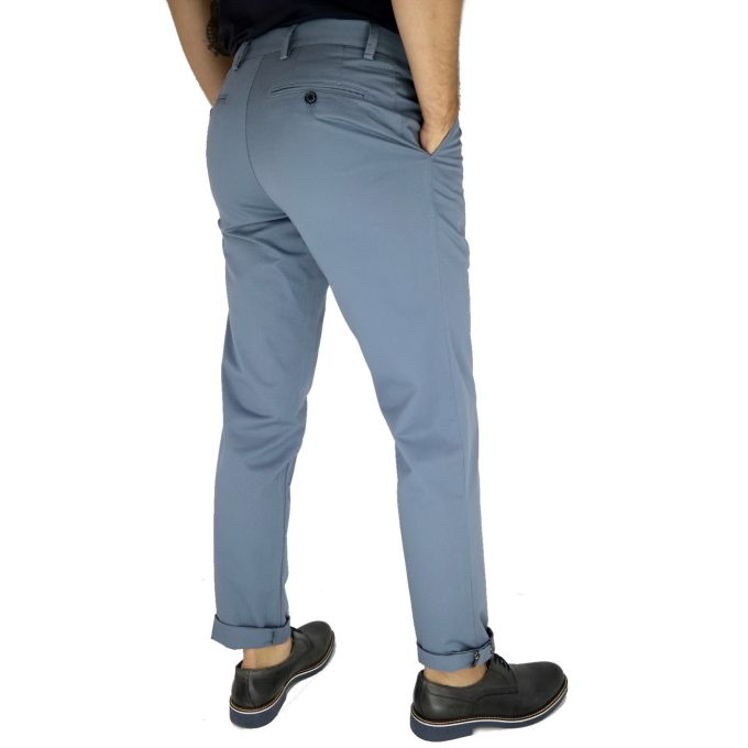 GIOVANNI PERA Spodnie męskie chinosy niebieskie | Sklep GriShop.eu | Jeansy