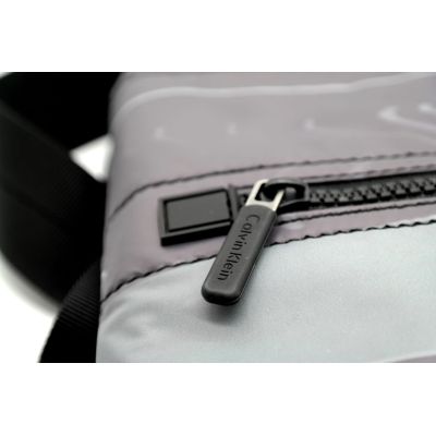 CALVIN KLEIN Torba męska szara wzór na ramie | Grishop | Galanteria i dodatki