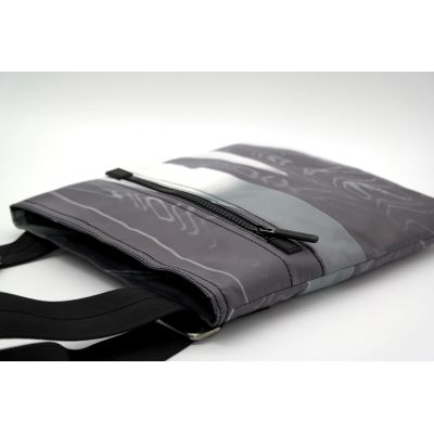 CALVIN KLEIN Torba męska szara wzór na ramie | Grishop | Galanteria i dodatki