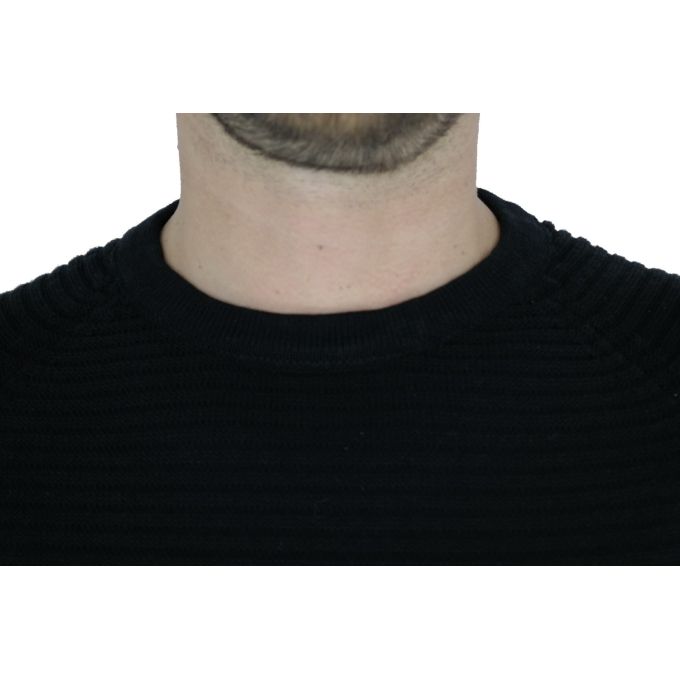 JACK & JONES sweter męski, czarny SWJJ01 | Grishop | Swetry