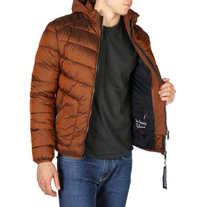 YES ZEE Kurtka męska ruda kaptur KMYZ03 | Sklep GriShop.eu | Kurtki