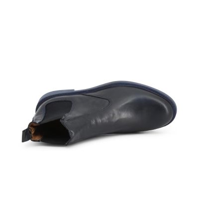 SB 3012 Buty męskie sztyblety granatowe skóra wysokie | Sklep GriShop.eu | Obuwie