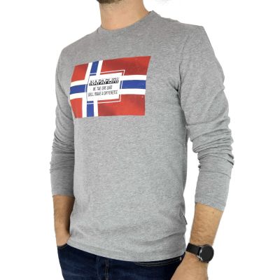 NAPAPIJRI longsleeve męski T-shirt z długim rękawem LNAPA03 | Grishop | Koszulki