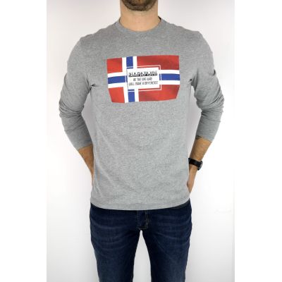 NAPAPIJRI longsleeve męski T-shirt z długim rękawem LNAPA03 | Grishop | Koszulki