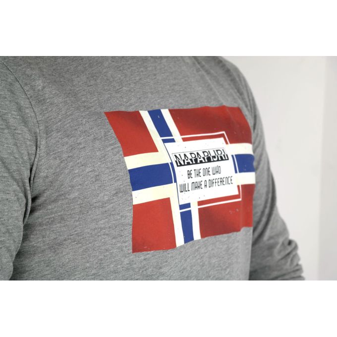 NAPAPIJRI longsleeve męski T-shirt z długim rękawem LNAPA03 | Grishop | Koszulki