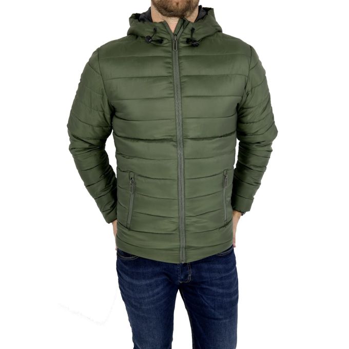 ONLY & SONS Kurtka męska khaki kaptur KROS01 | Grishop | Kurtki