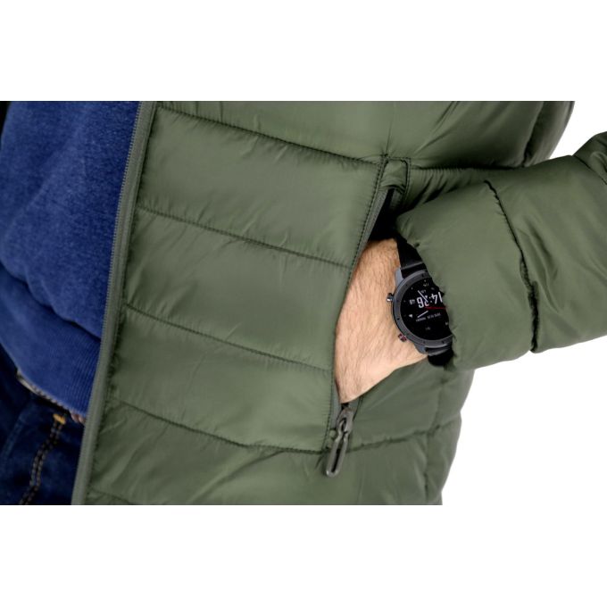 ONLY & SONS Kurtka męska khaki kaptur KROS01 | Grishop | Kurtki