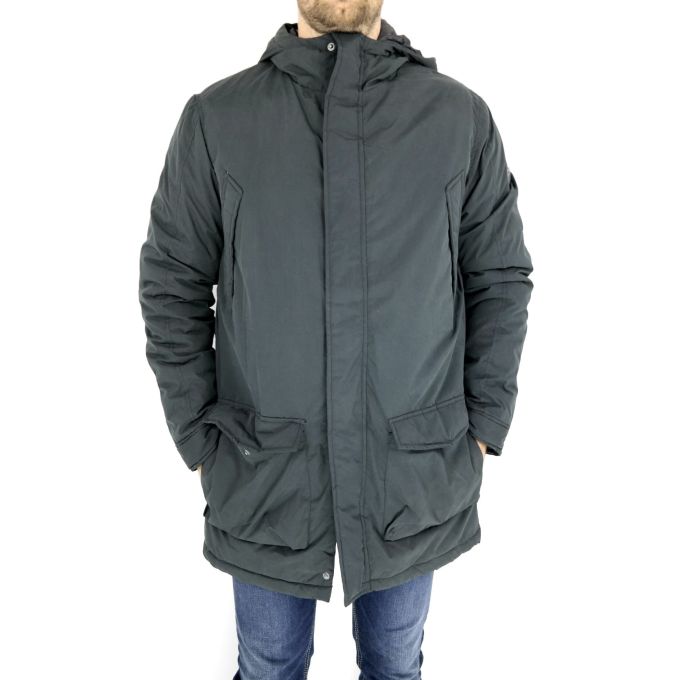 SOLID Kurtka męska granat kaptur KRS01 | Grishop | Kurtki