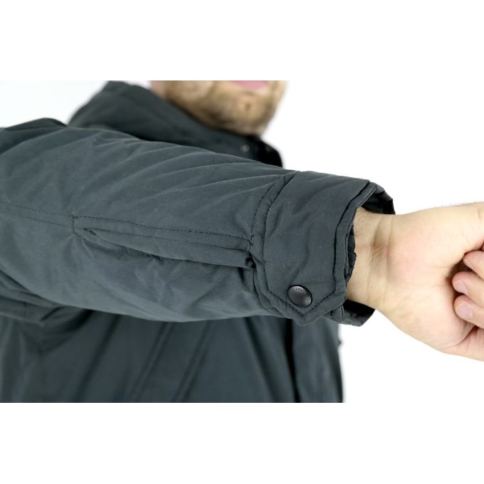 SOLID Kurtka męska granat kaptur KRS01 | Grishop | Kurtki