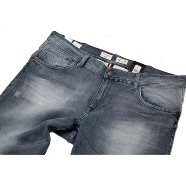 TOMMY HILFIGER Spodnie męskie jeans niebieskie 42/32