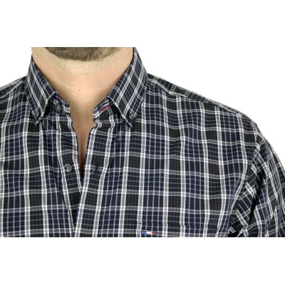 PIERRE CARDIN Koszula męska w kratkę KPC01 | Grishop | Koszule