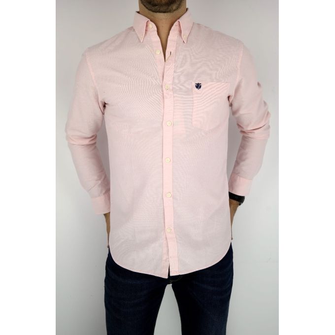 SELECTED HOMME Koszula męska różowa NKSH01 | Grishop | Koszule