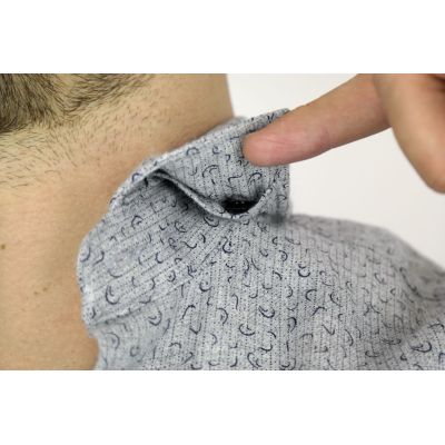 DANIEL BESSI Koszula męska fb372 szara, ciepła | Sklep GriShop.eu | Koszule