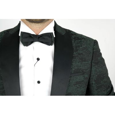 Garnitur męski z pasem oraz kamizelką zieleń GG03 | Sklep GriShop.eu | Garnitury