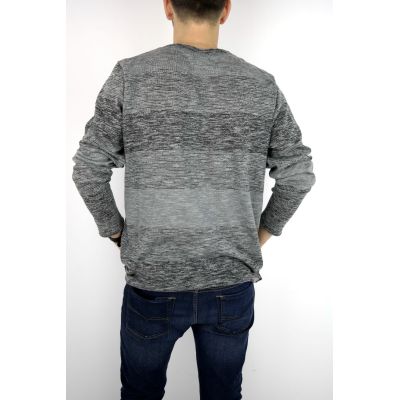 BLEND sweter męski popiel granat SWBD03 | Sklep GriShop.eu | Swetry
