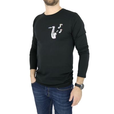 GIOVANNI PERA longsleeve męski T-shirt z długim rękawem | Grishop | Koszulki
