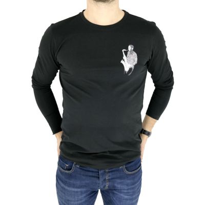 GIOVANNI PERA longsleeve męski T-shirt z długim rękawem | Grishop | Koszulki