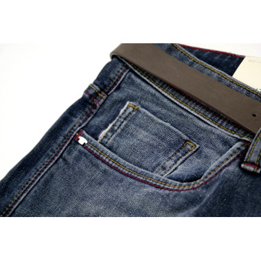 TOM TAILOR Spodnie męskie jeans granat SPTT02