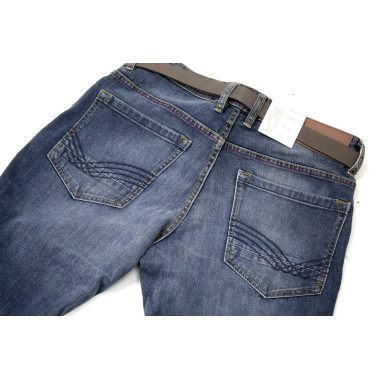 TOM TAILOR Spodnie męskie jeans granat SPTT02