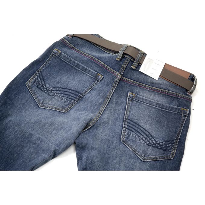 TOM TAILOR Spodnie męskie jeans granat SPTT02 | Grishop | Jeansy