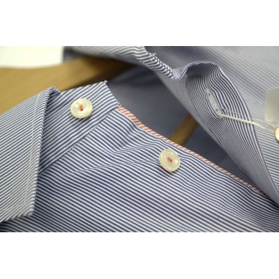 ETON Koszula męska niebieskie prążki KET03 | Sklep GriShop.eu | Koszule