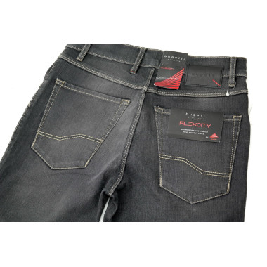 BUGATTI Spodnie męskie jeans popiel SPBG01