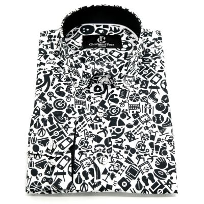 GIOVANNI PERA Koszula chłopięca GK931 kolekcja tata, syn | Sklep GriShop.eu | Koszule