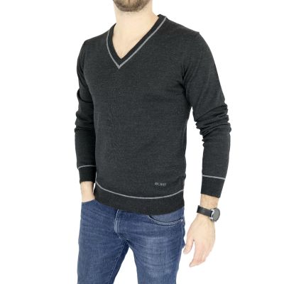 CERRUTI sweterek męski popielaty SWCR01 | Sklep GriShop.eu | Swetry