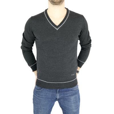 CERRUTI sweterek męski popielaty SWCR01 | Sklep GriShop.eu | Swetry